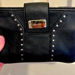 Nine West small Black studded crossbody  Bag